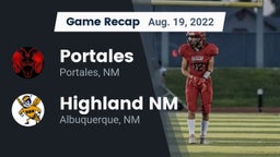 Recap: Portales  vs. Highland  NM 2022
