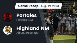 Recap: Portales  vs. Highland  NM 2023