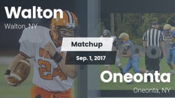 Matchup: Walton  vs. Oneonta  2017