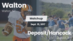 Matchup: Walton  vs. Deposit/Hancock  2017