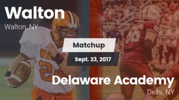 Matchup: Walton  vs. Delaware Academy  2017
