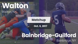 Matchup: Walton  vs. Bainbridge-Guilford  2017