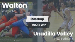 Matchup: Walton  vs. Unadilla Valley  2017