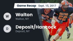Recap: Walton  vs. Deposit/Hancock  2017