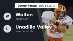 Recap: Walton  vs. Unadilla Valley  2017