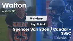 Matchup: Walton  vs. Spencer Van Etten / Candor - SVEC 2018