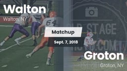 Matchup: Walton  vs. Groton  2018
