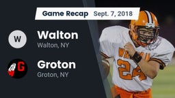 Recap: Walton  vs. Groton  2018
