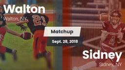 Matchup: Walton  vs. Sidney  2018