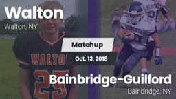 Matchup: Walton  vs. Bainbridge-Guilford  2018