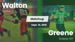 Matchup: Walton  vs. Greene  2019