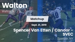 Matchup: Walton  vs. Spencer Van Etten / Candor - SVEC 2019