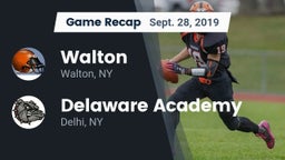 Recap: Walton  vs. Delaware Academy  2019