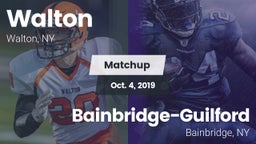 Matchup: Walton  vs. Bainbridge-Guilford  2019