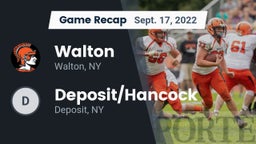Recap: Walton  vs. Deposit/Hancock  2022
