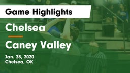 Chelsea  vs Caney Valley  Game Highlights - Jan. 28, 2020