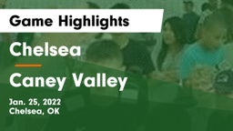 Chelsea  vs Caney Valley  Game Highlights - Jan. 25, 2022