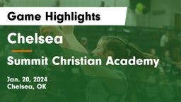 Chelsea  vs Summit Christian Academy  Game Highlights - Jan. 20, 2024