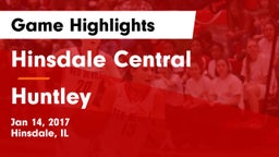 Hinsdale Central  vs Huntley Game Highlights - Jan 14, 2017