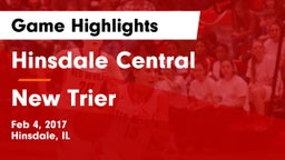 Hinsdale Central  vs New Trier Game Highlights - Feb 4, 2017