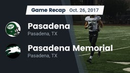 Recap: Pasadena  vs. Pasadena Memorial  2017