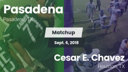 Matchup: Pasadena  vs. Cesar E. Chavez  2018