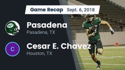 Recap: Pasadena  vs. Cesar E. Chavez  2018