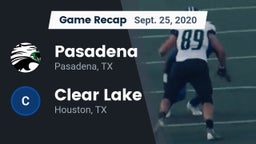 Recap: Pasadena  vs. Clear Lake  2020