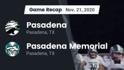 Recap: Pasadena  vs. Pasadena Memorial  2020