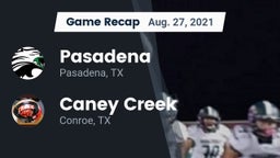 Recap: Pasadena  vs. Caney Creek  2021