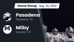Recap: Pasadena  vs. Milby  2022
