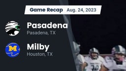 Recap: Pasadena  vs. Milby  2023