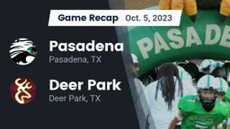 Recap: Pasadena  vs. Deer Park  2023