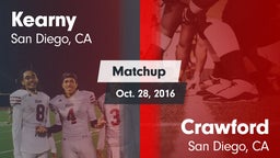 Matchup: Kearny  vs. Crawford  2016