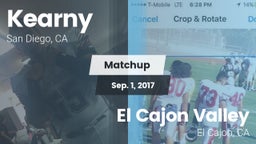 Matchup: Kearny  vs. El Cajon Valley  2017
