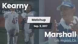 Matchup: Kearny  vs. Marshall  2017