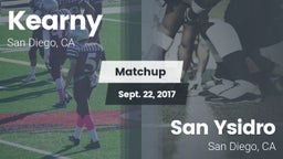 Matchup: Kearny  vs. San Ysidro  2017
