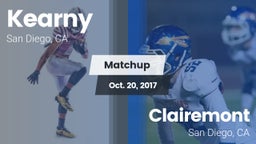 Matchup: Kearny  vs. Clairemont  2017