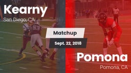 Matchup: Kearny  vs. Pomona  2018