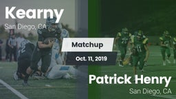 Matchup: Kearny  vs. Patrick Henry  2019