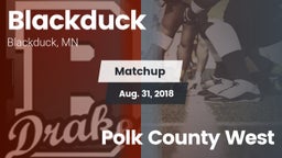 Matchup: Blackduck vs. Polk County West 2018