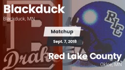 Matchup: Blackduck vs. Red Lake County 2018