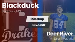 Matchup: Blackduck vs. Deer River  2018