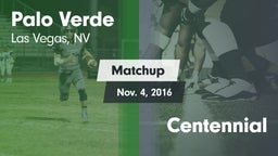 Matchup: Palo Verde High vs. Centennial 2016