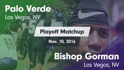 Matchup: Palo Verde High vs. Bishop Gorman  2016