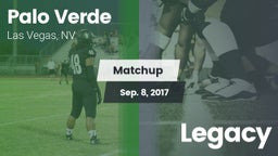 Matchup: Palo Verde High vs. Legacy 2017