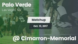 Matchup: Palo Verde High vs. @ Cimarron-Memorial 2017