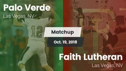 Matchup: Palo Verde High vs. Faith Lutheran  2018