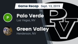 Recap: Palo Verde  vs. Green Valley  2019