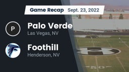 Recap: Palo Verde  vs. Foothill  2022